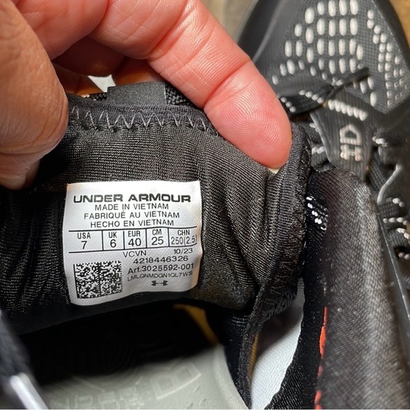 Under Armor Men's Yard 23 TPU Low-Cut Baseball Cleats sz 7 - Picture 5 of 11